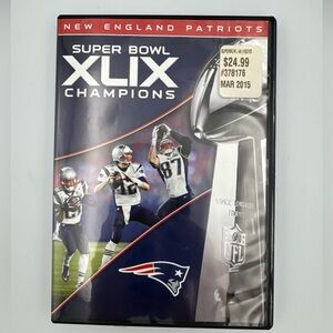New England Patriots NFL Super Bowl XLIX 49 Champsions DVD Like New‎ Condition